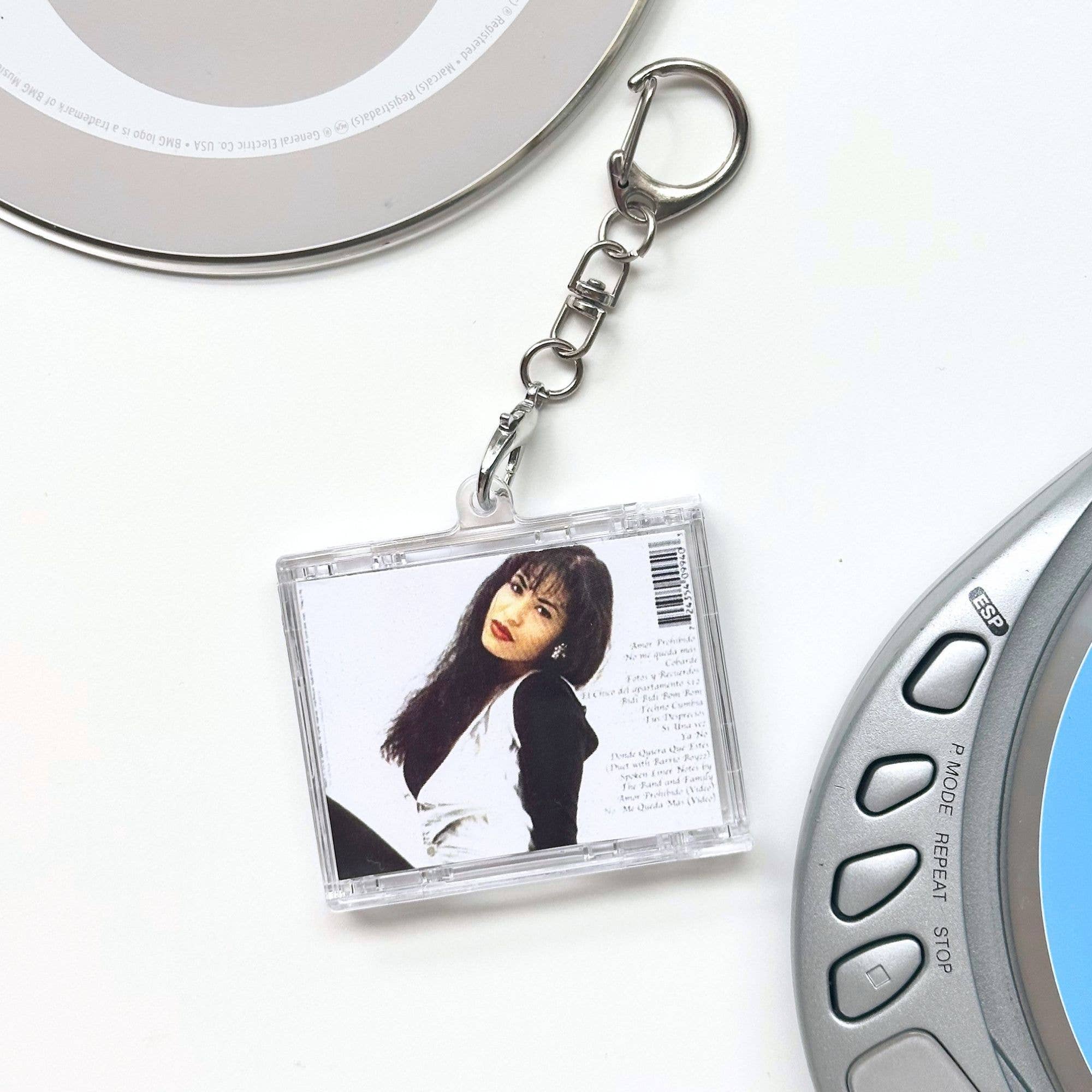 'Hit Clips' Mini CD Case Keychain, Selena, Amor Prohibido