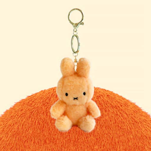 Fluffy Miffy Keychain, Orange