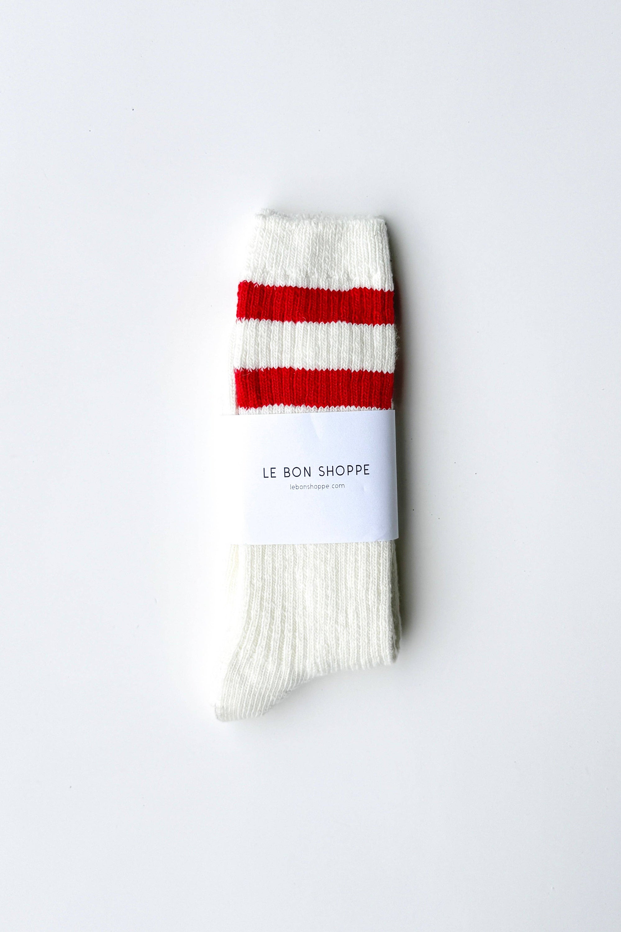 Cottage Varsity Socks, White Varsity