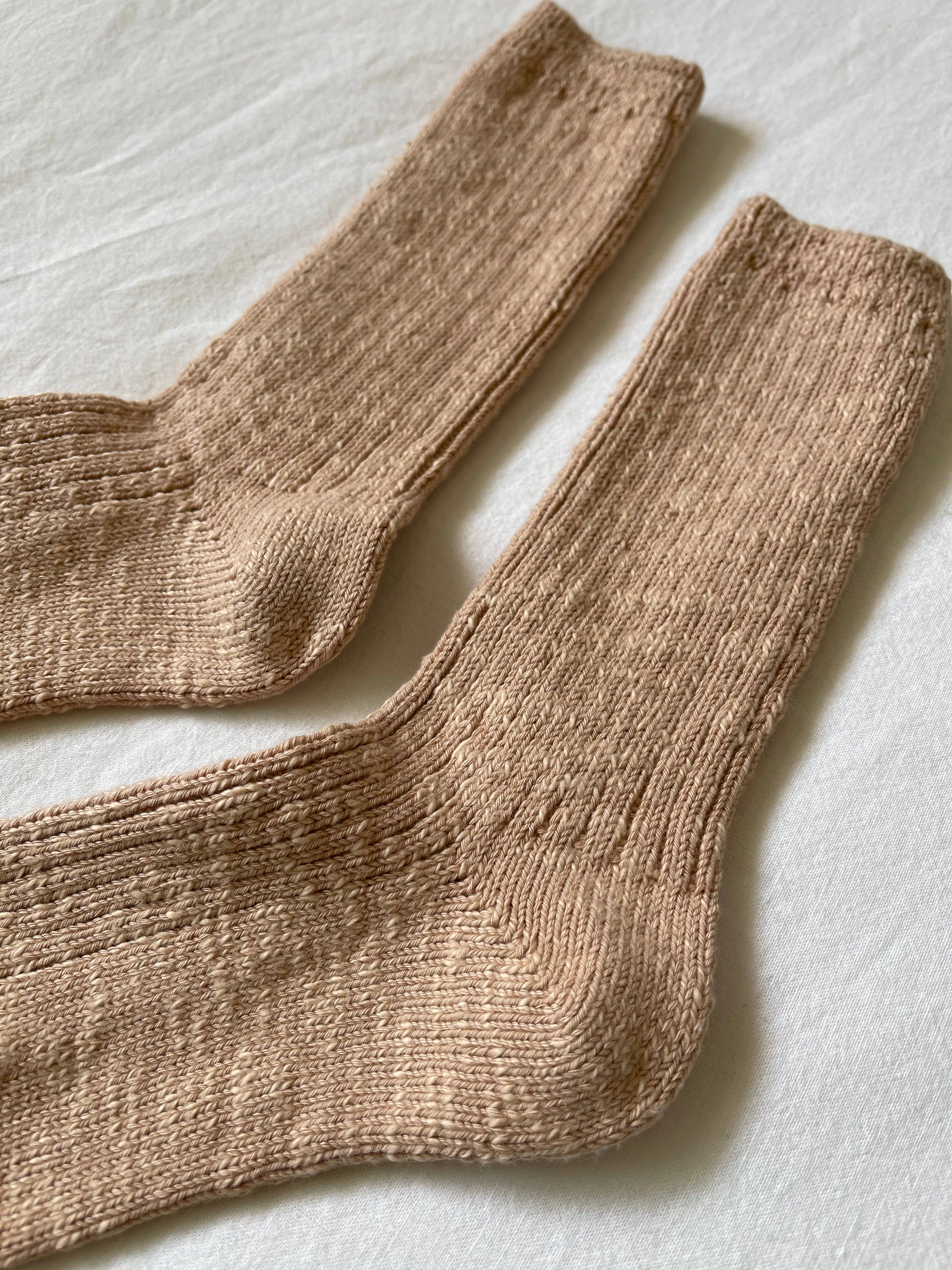 Cottage Socks, Oatmeal