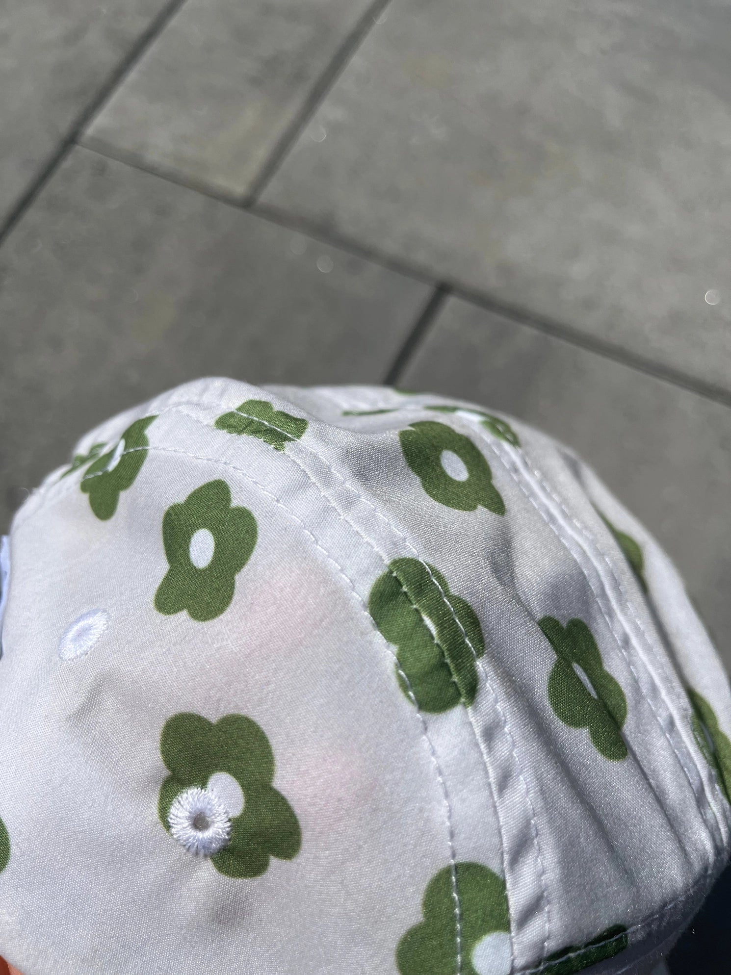 Five Panel Hat, The Green Daisy