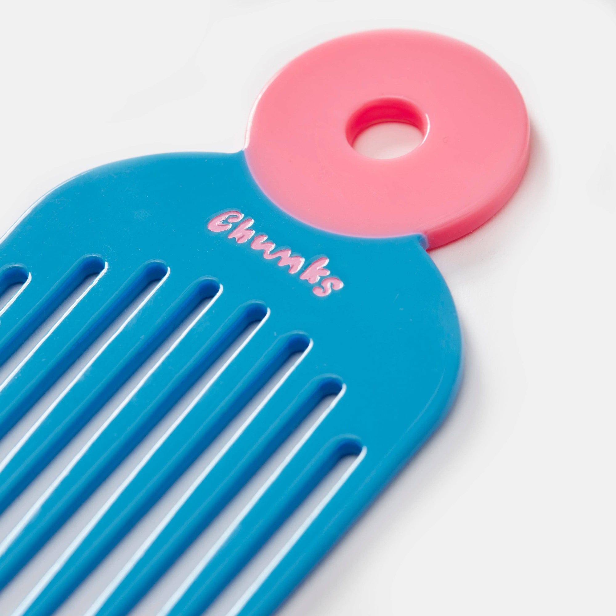 Pick Comb, Blue + Pink