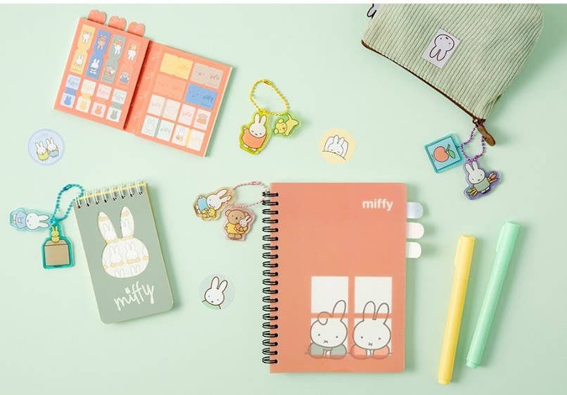 Miffy Acrylic Keychain, Purple