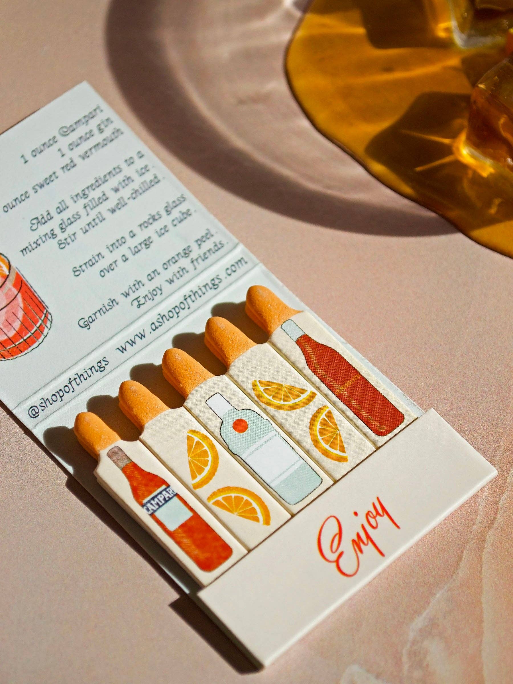 Negroni Matchbook
