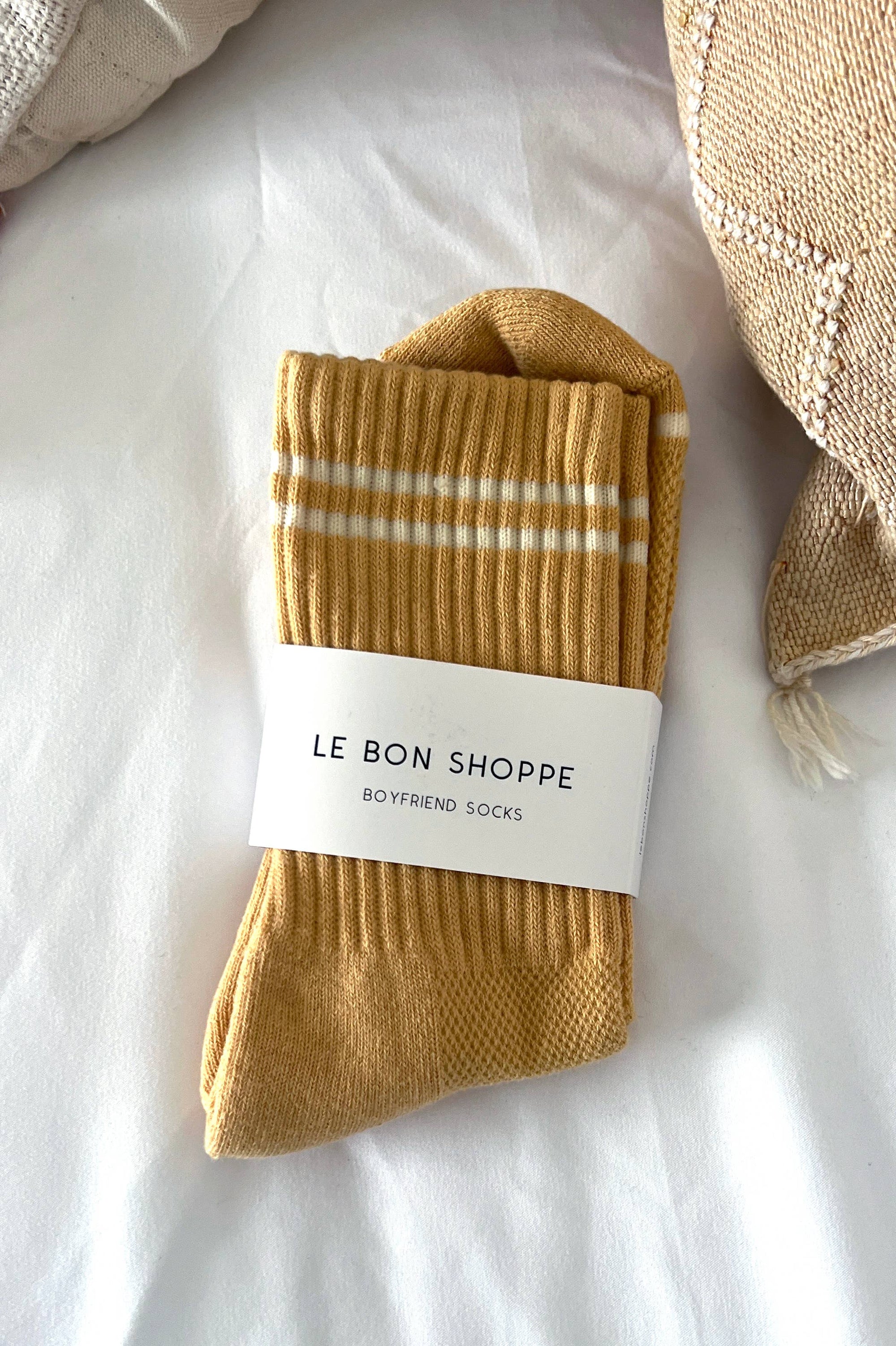 Boyfriend Socks, Butter