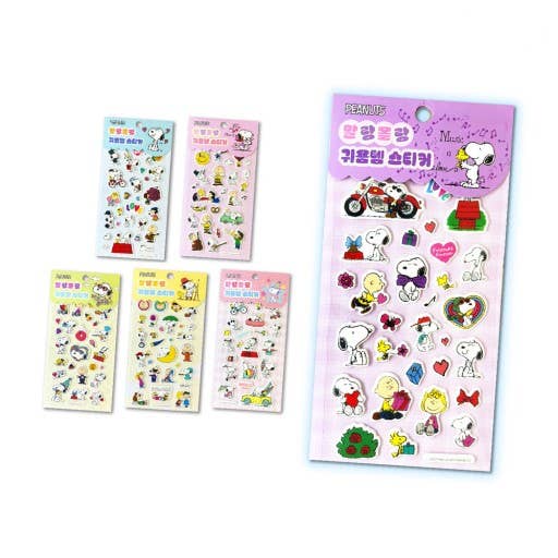 Peanuts Snoopy Puffy Stickers