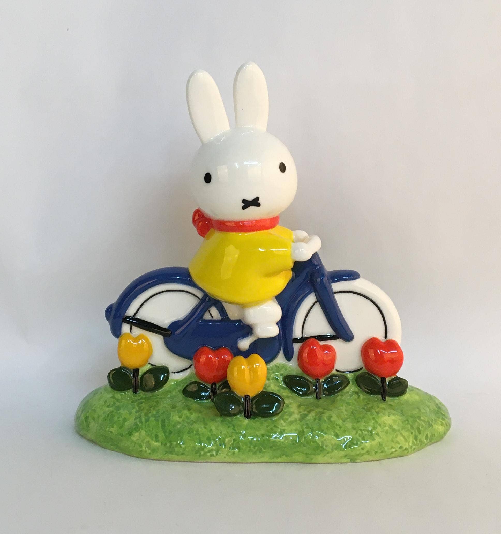 Miffy Tulip Garden Bike Ride Figurine