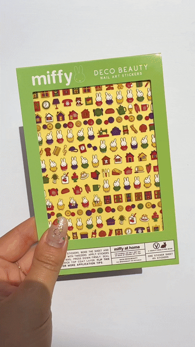 Nail Art Sticker, Miffy At Home