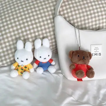 Dress Up Miffy Plush Keychain