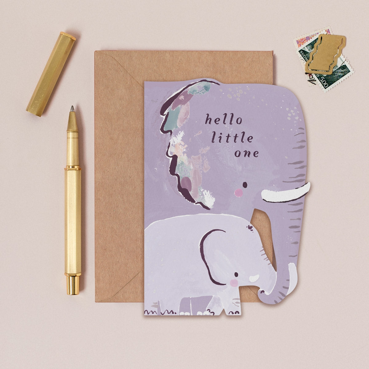 Elephant New Baby Card