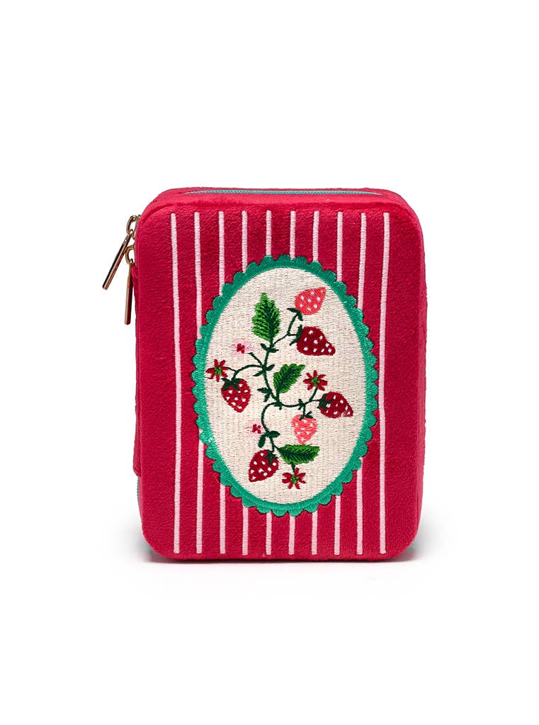Jewelry Organizer, Strawberry Season, Red