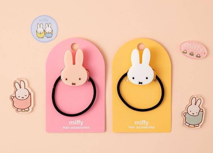 Miffy Hair Ties, Pink