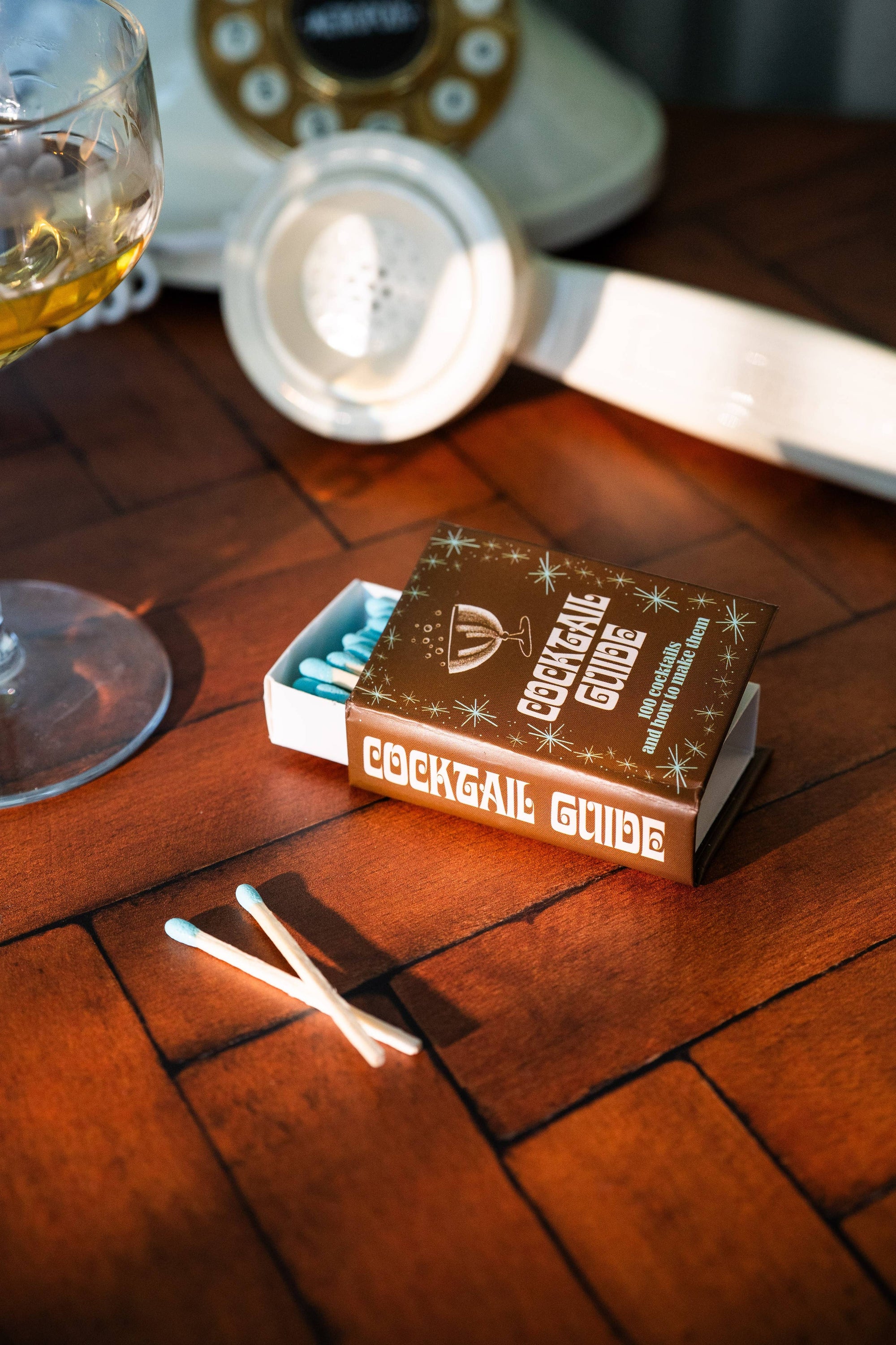 Cocktail Guide Book Matches