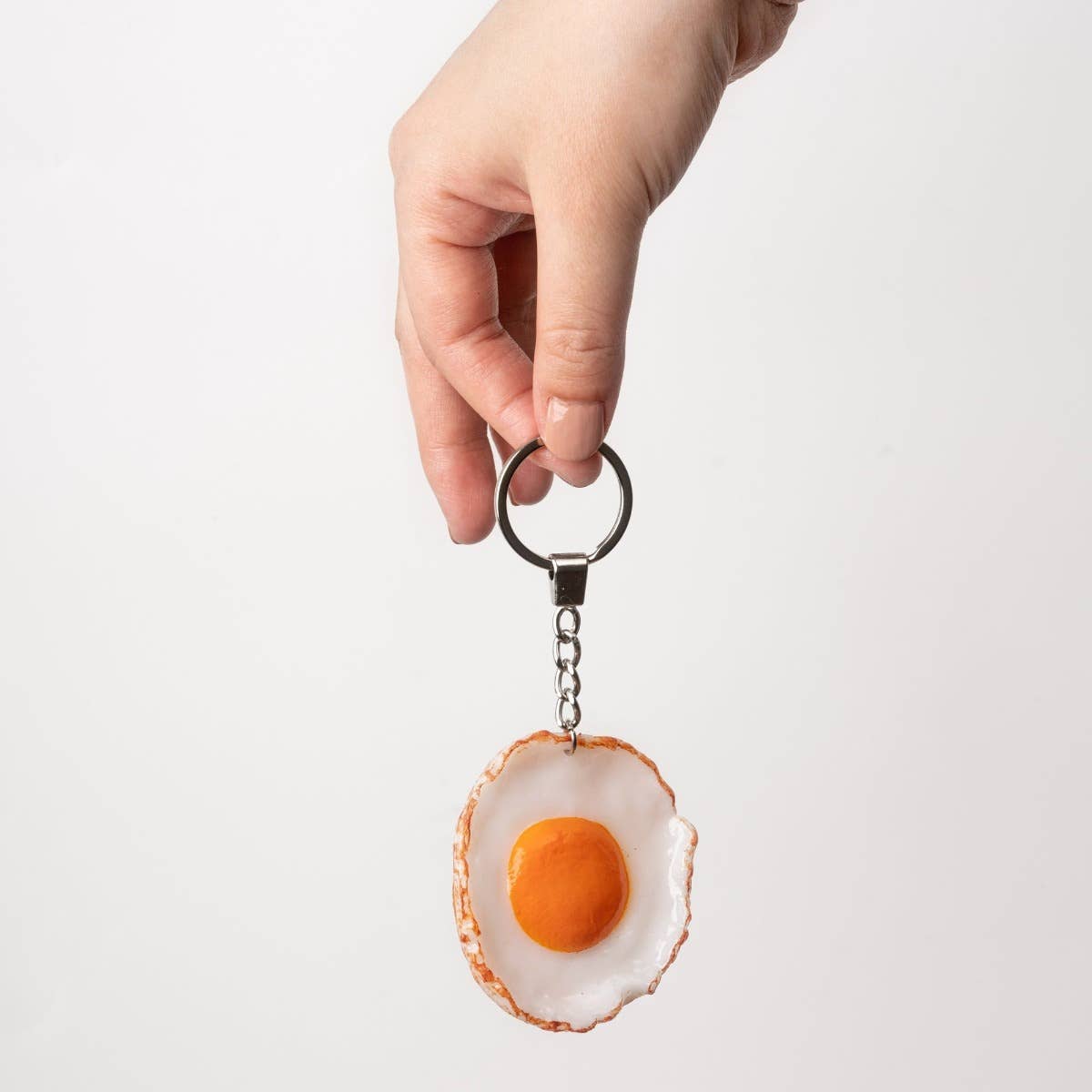 Fried Egg Keychain