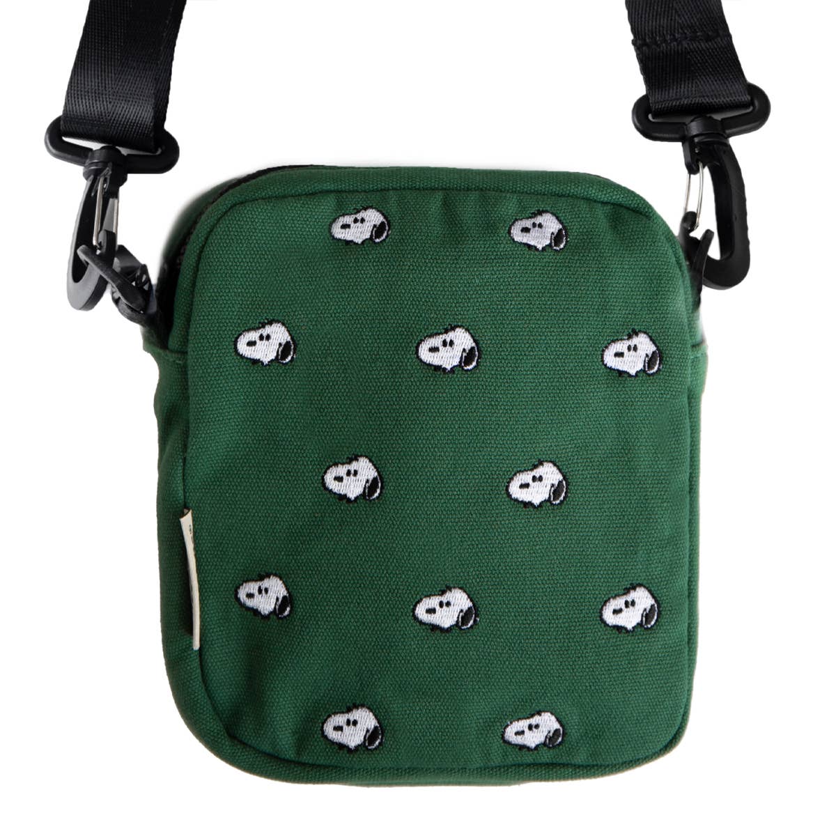 Snoopy Embroidered Crossbody Bag, Forest