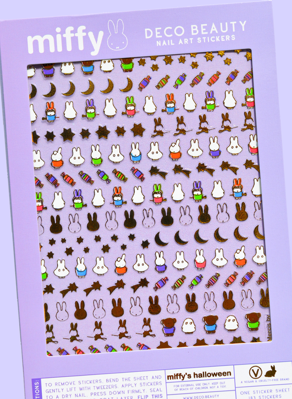 Nail Art Sticker, Miffy's Halloween