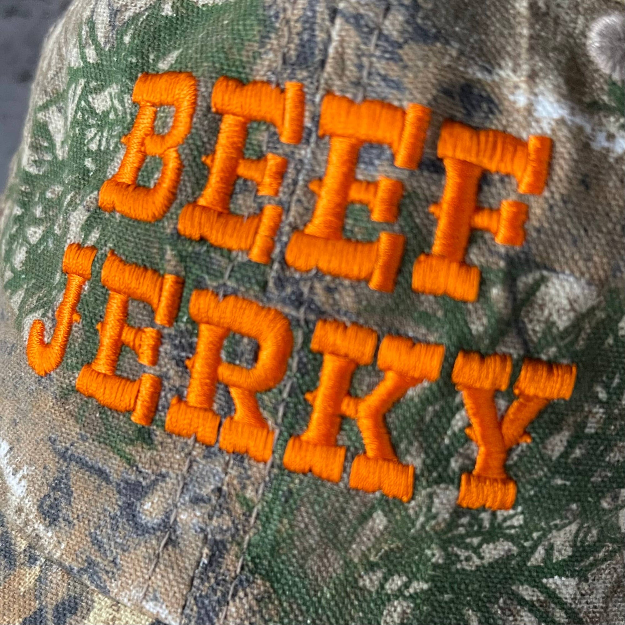 Beef Jerky Camo Dad Hat  