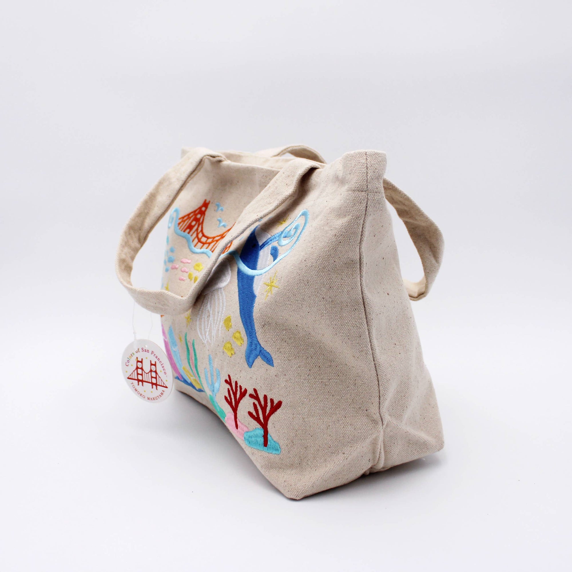 Sea Life Embroidered Lunch Bag