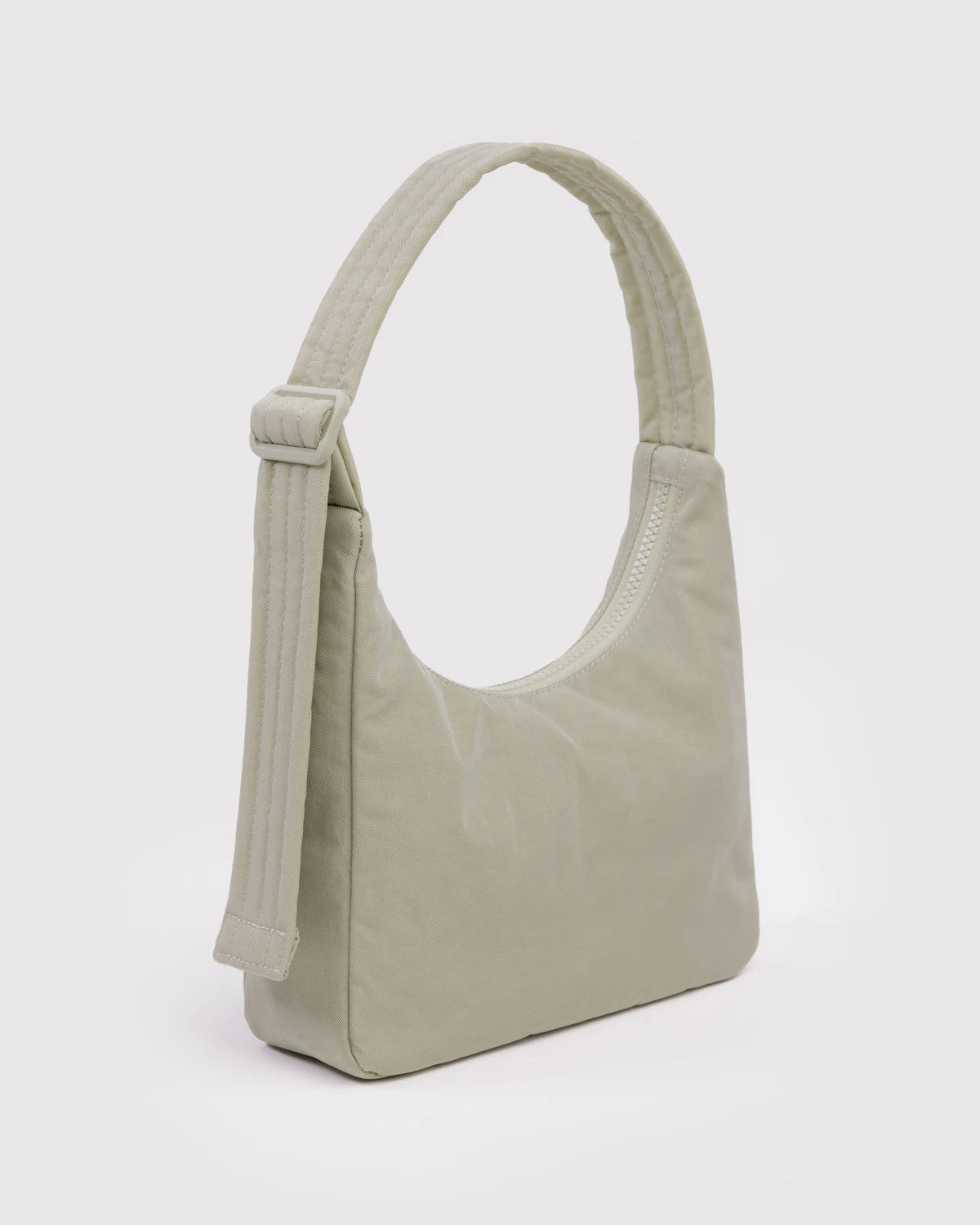 Mini Nylon Shoulder Bag, Celadon
