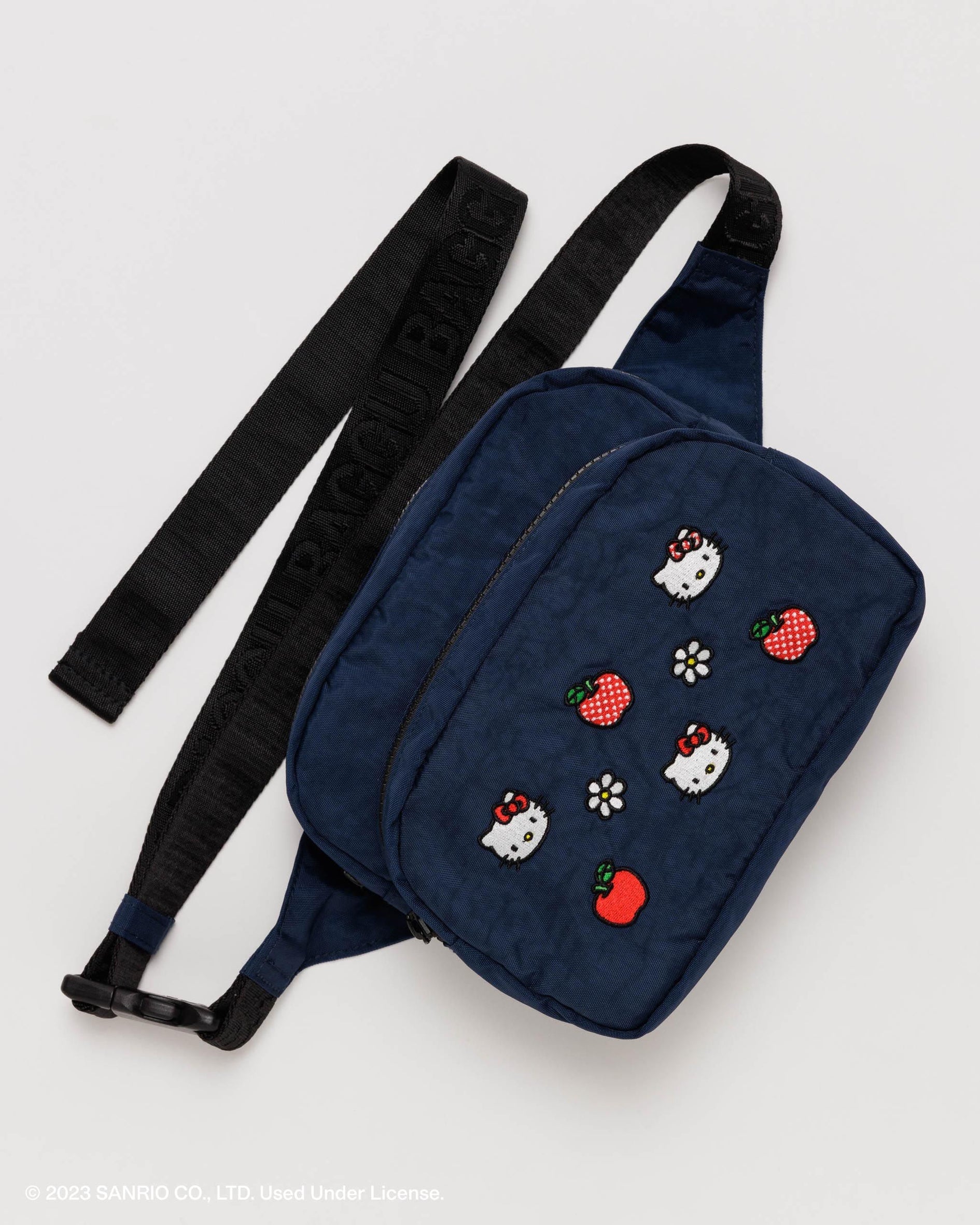 Fanny Pack, Embroidered Hello Kitty