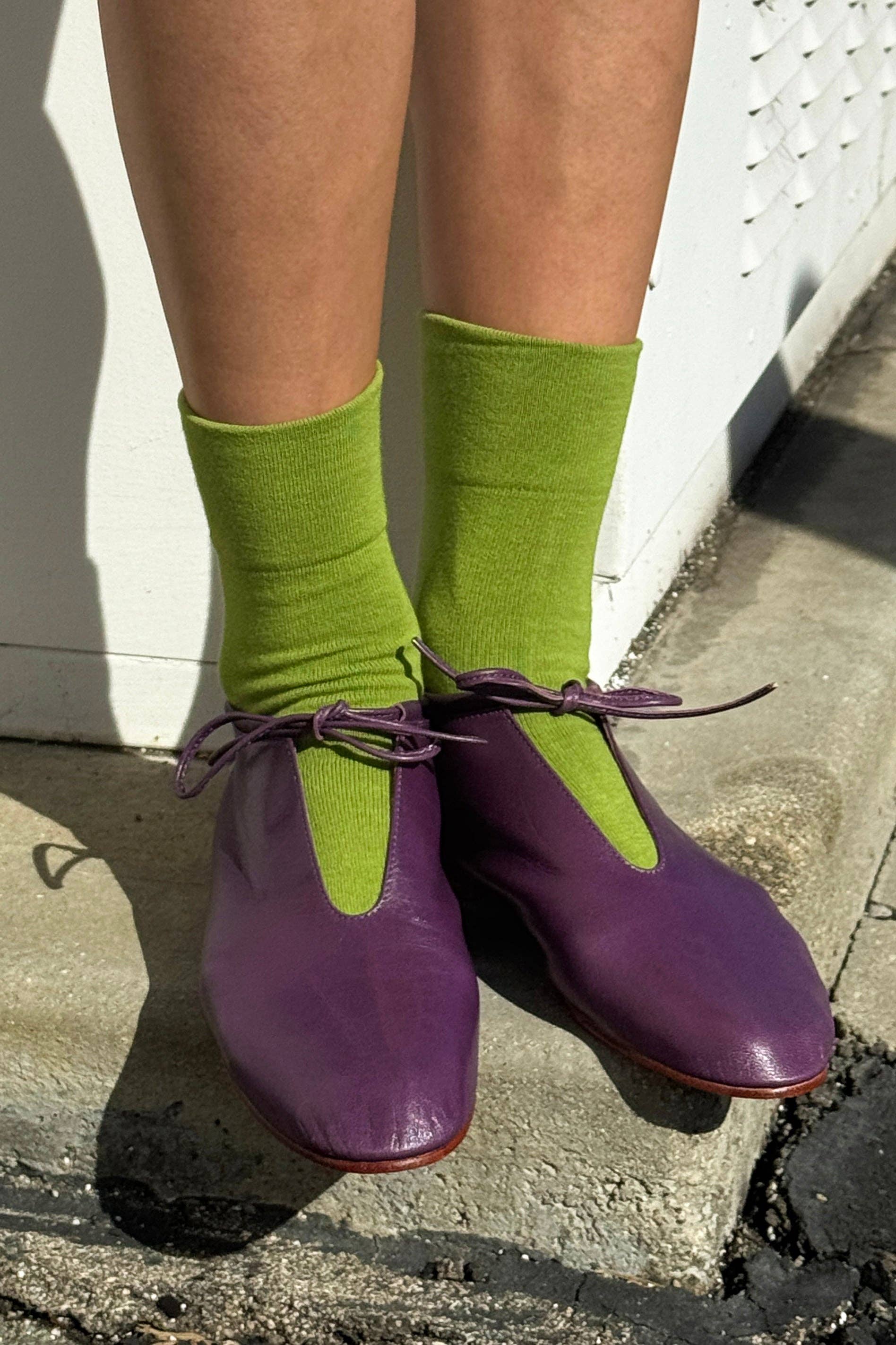 Sneaker Socks, Matcha