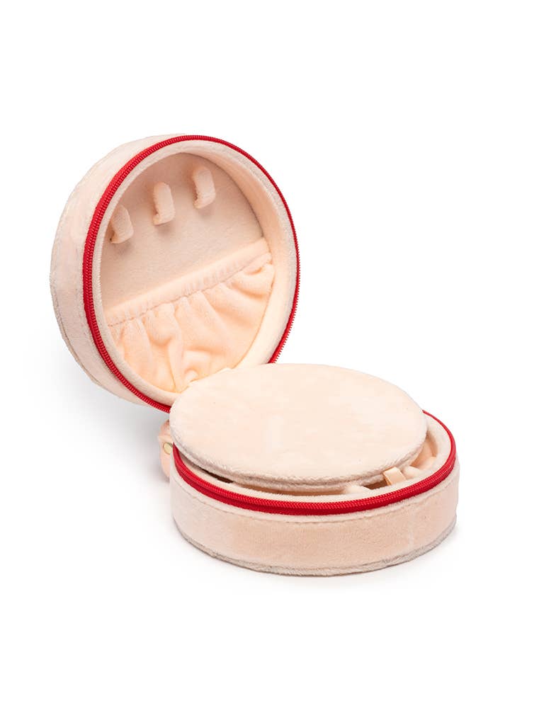 Jewelry Travel Organizer, Cherry Cream