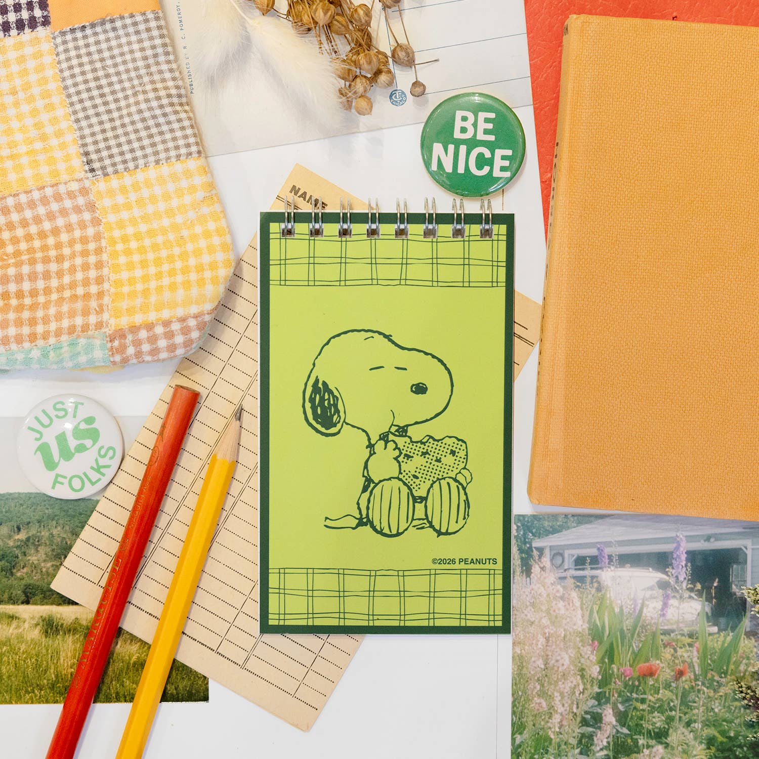 Snoopy Watermelon Mini Notebook