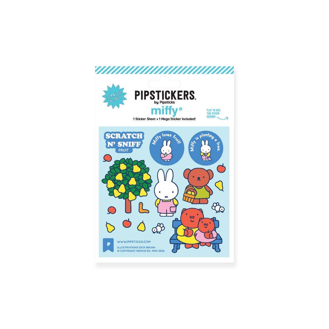 Miffy Loves Fruit Scratch 'n Sniff Sticker Sheet