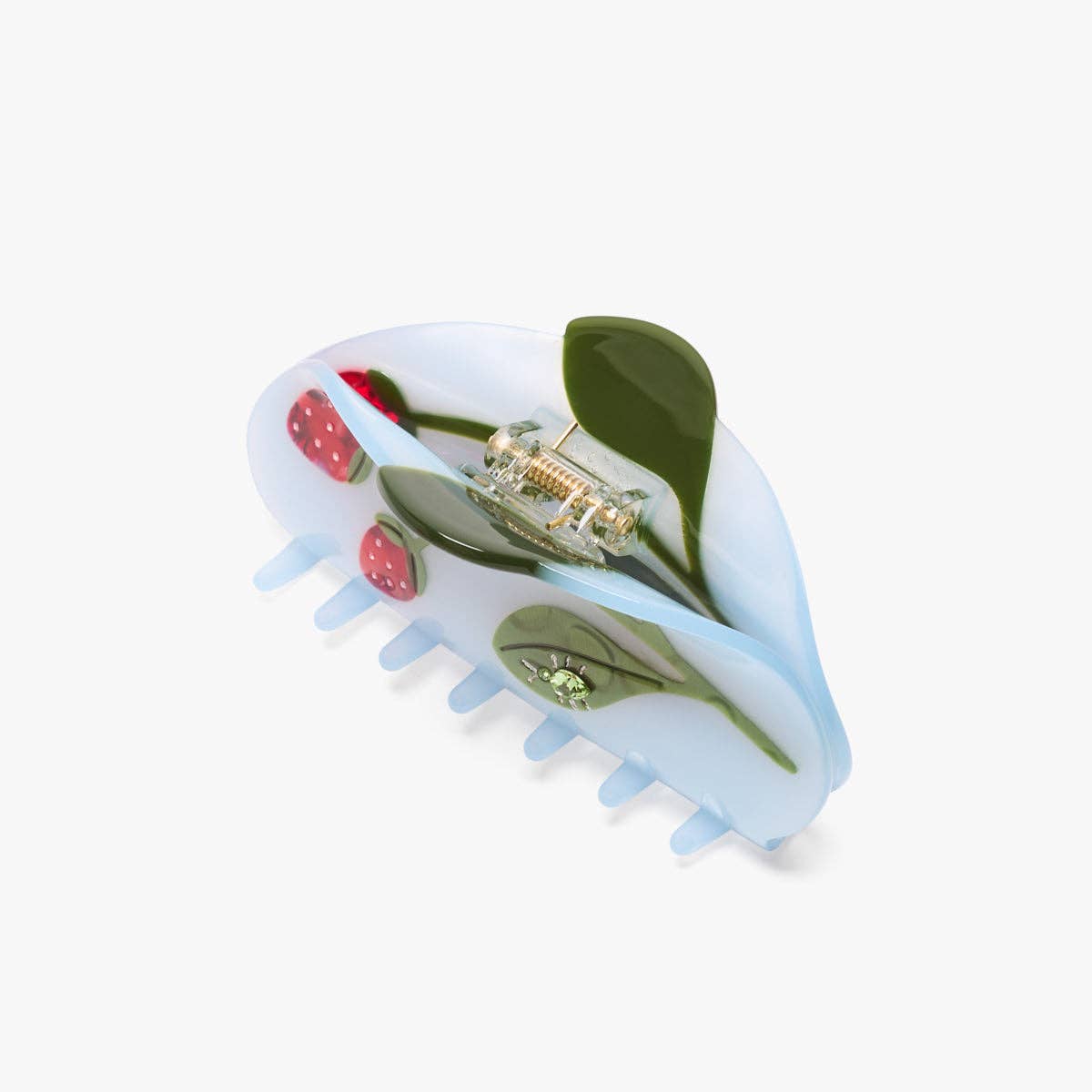 Forest Strawberry Jewel Hair Claw
