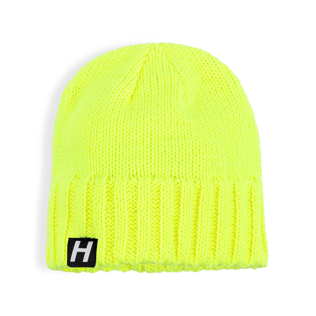 Kids Beanie, Neon Yellow