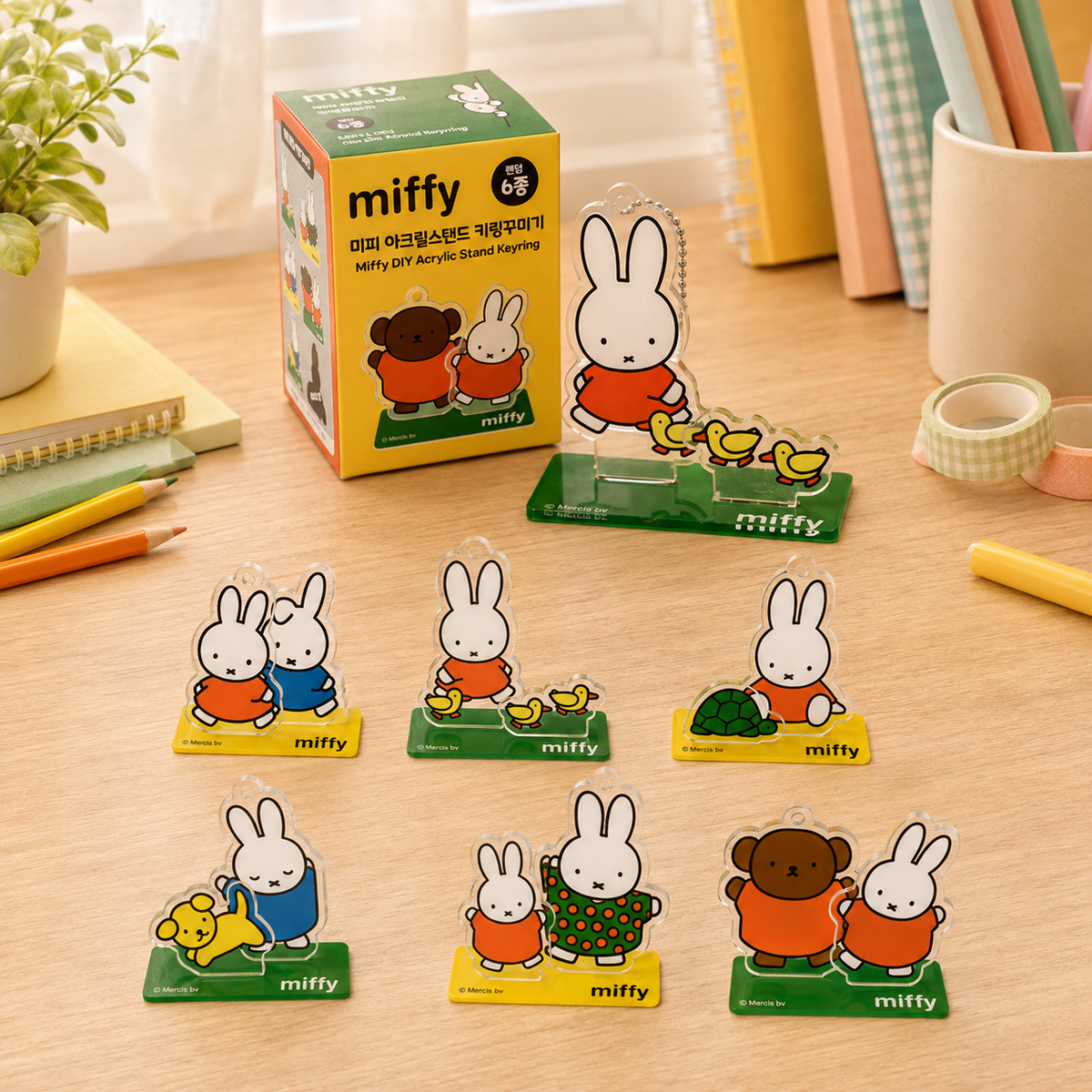 Miffy DIY Acrylic Stand Keyring Blind Box