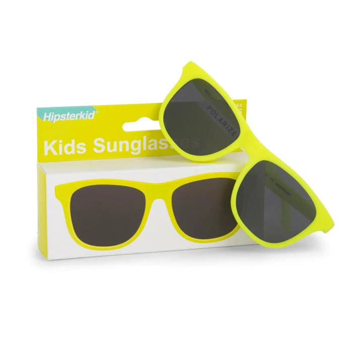 Wayfarer Sunglasses, Neon Yellow