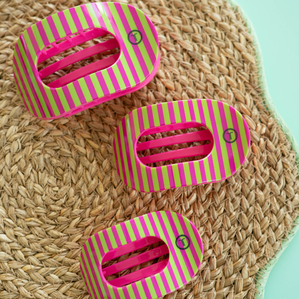 Summer Crush, Medium, Flat Round Hair Clip