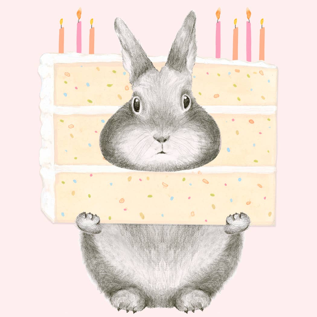 Hare for the Cake Card