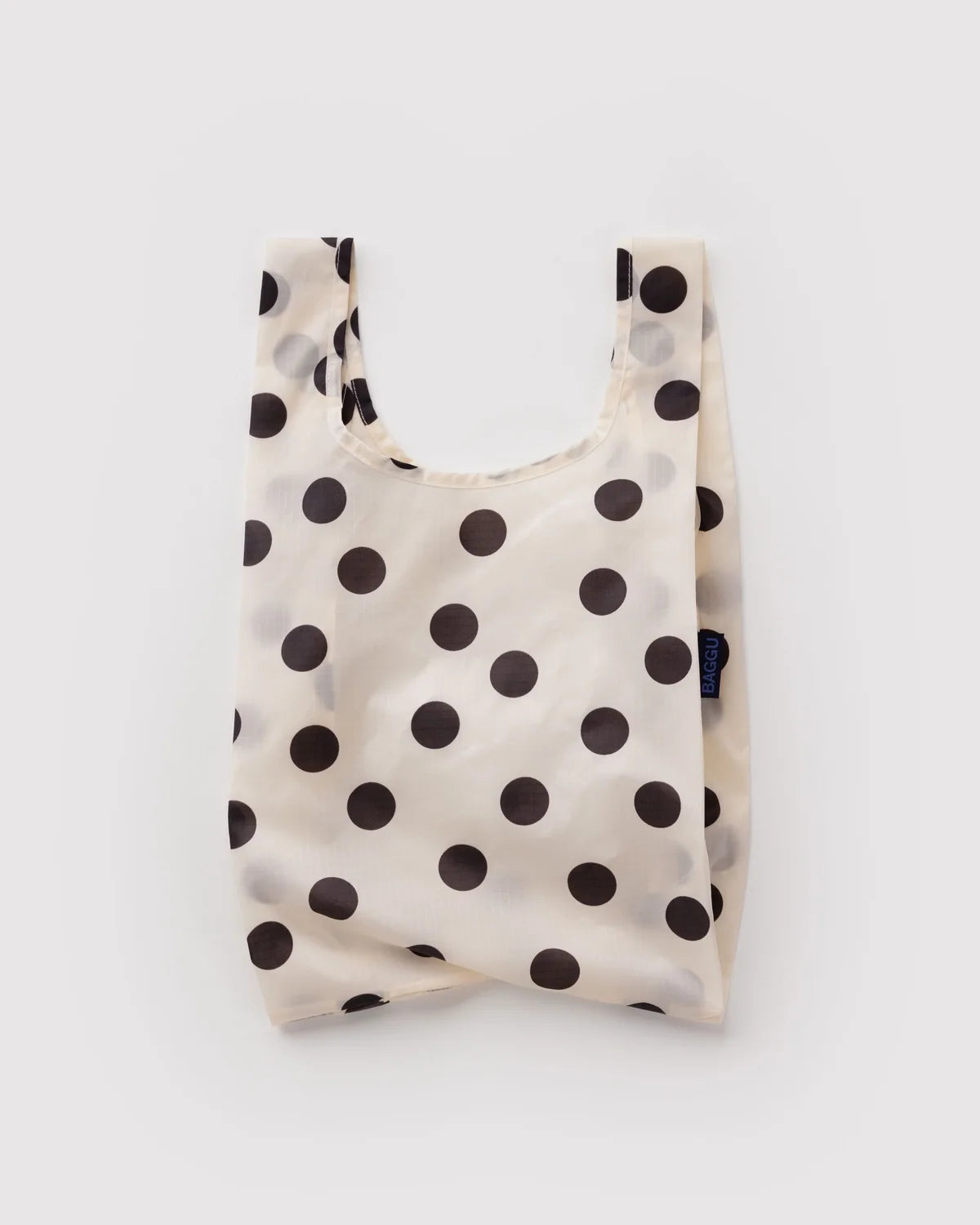 Baby Baggu, Black and Cream Polka Dot
