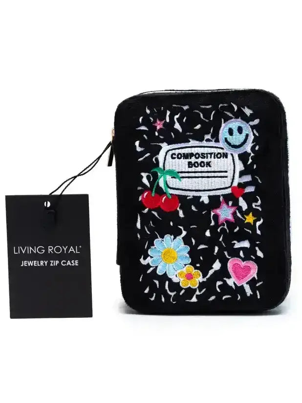Travel Jewelry Organizer, Heart with Roses