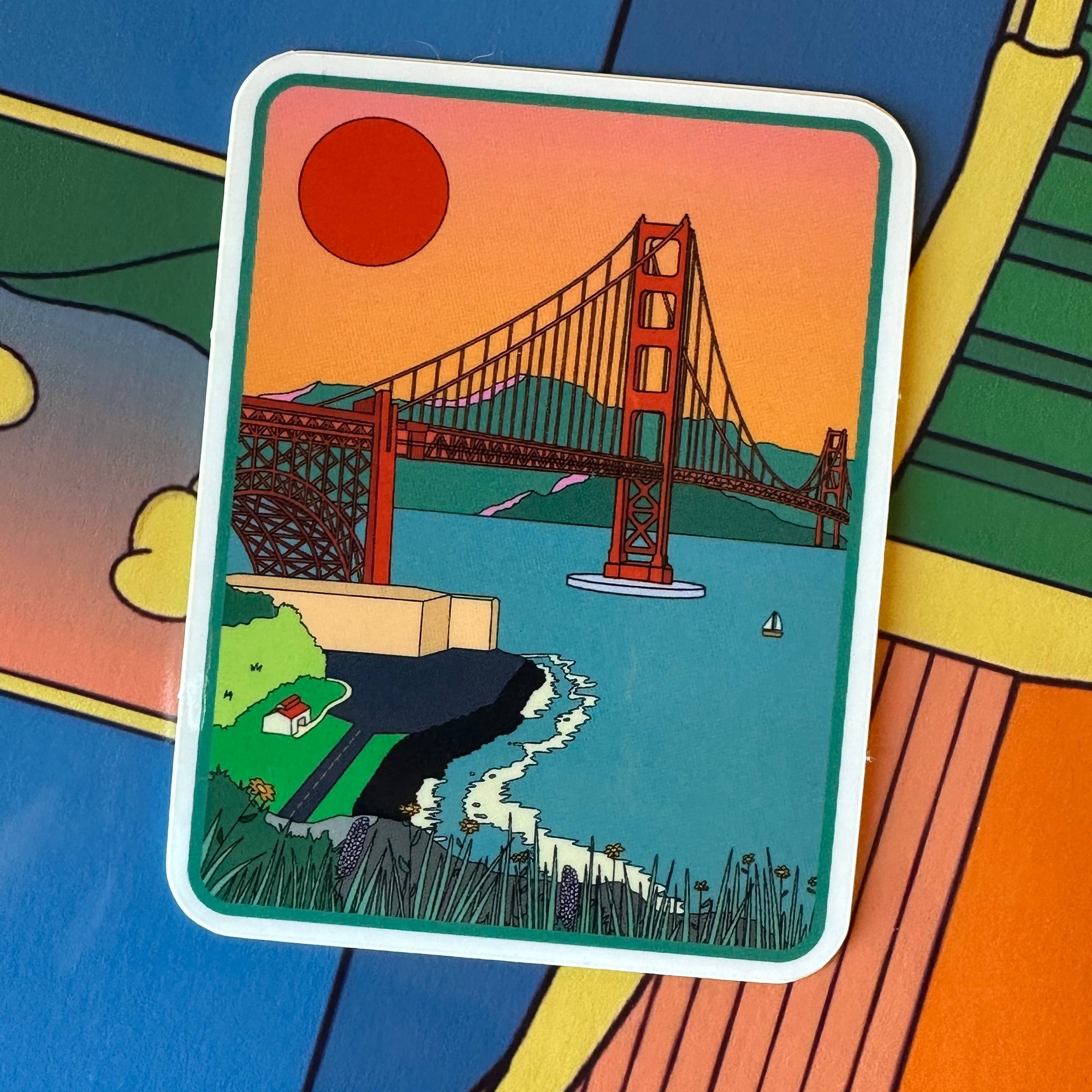 Golden Gate Bridge Sticker