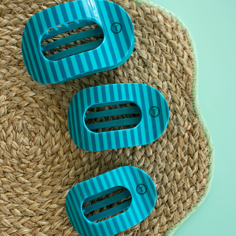 Splash Zone, Medium, Flat Round Hair Clip