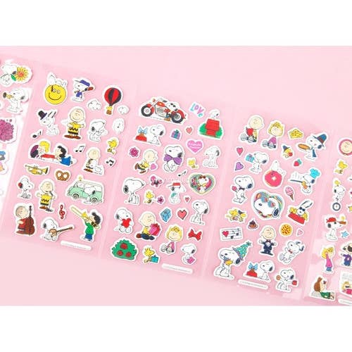 Peanuts Snoopy Puffy Stickers