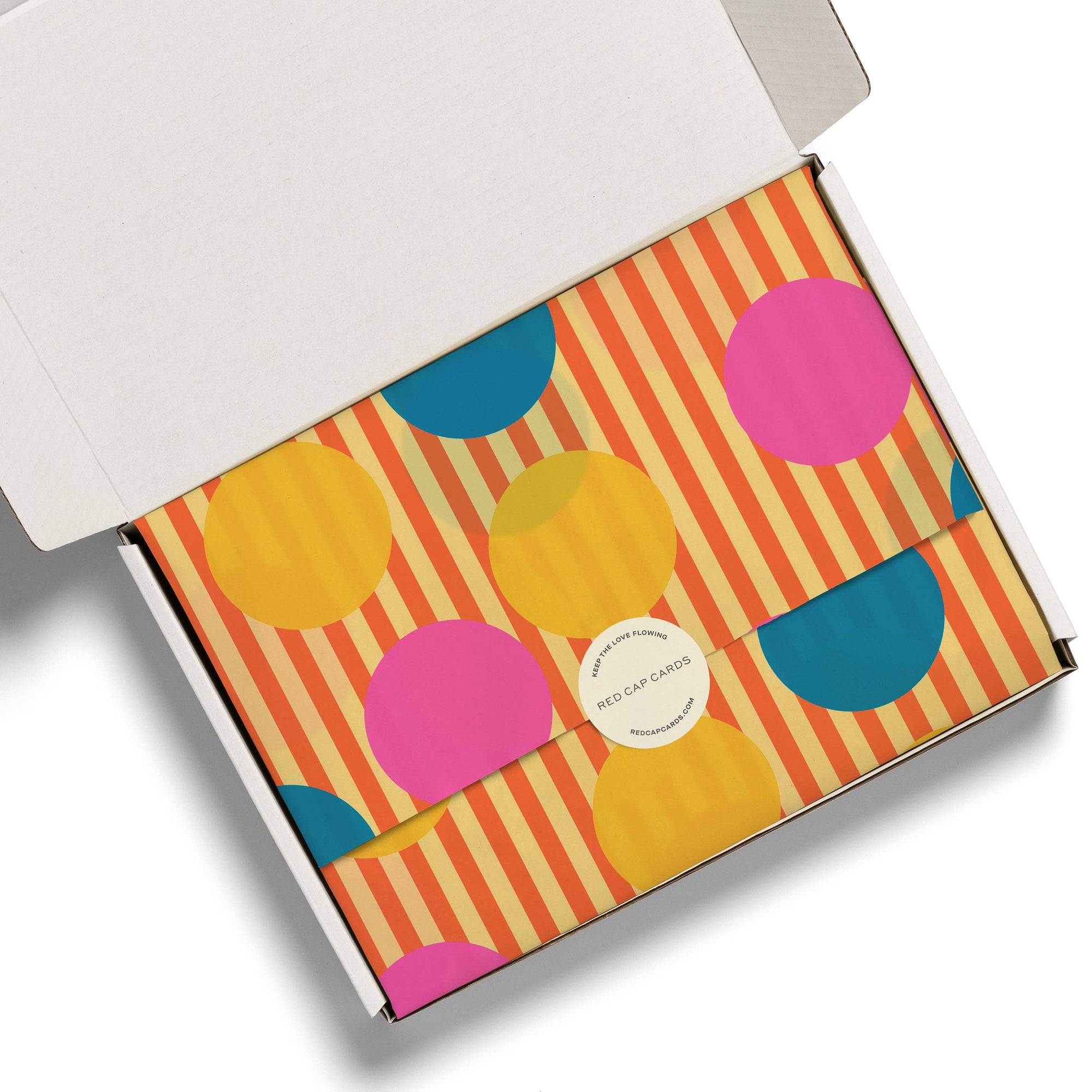 Colorful Stripes & Polka Dots Tissue Paper