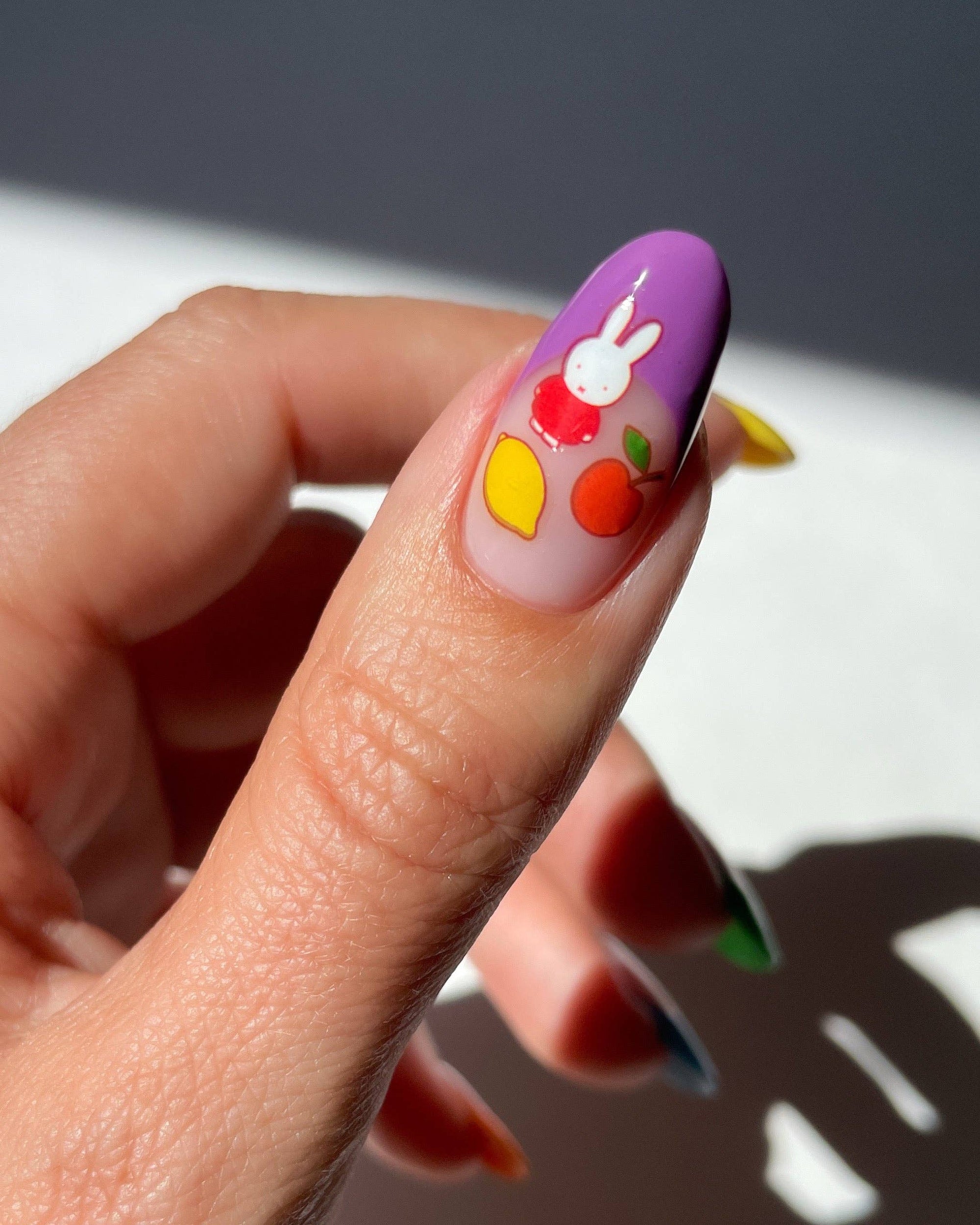 Nail Art Sticker, Miffy's Fresh Fruit