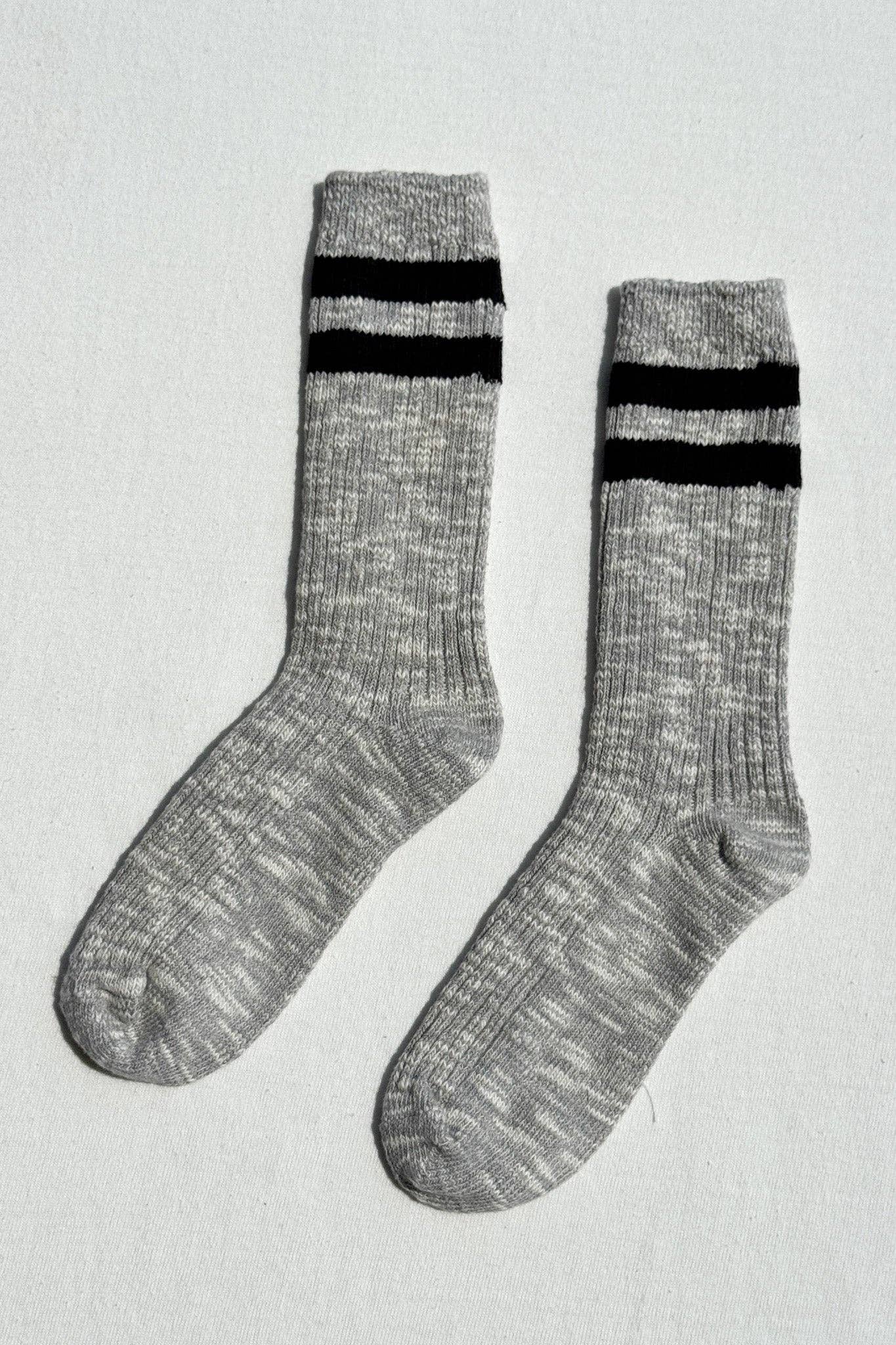 Cottage Varsity Socks, Green Varsity