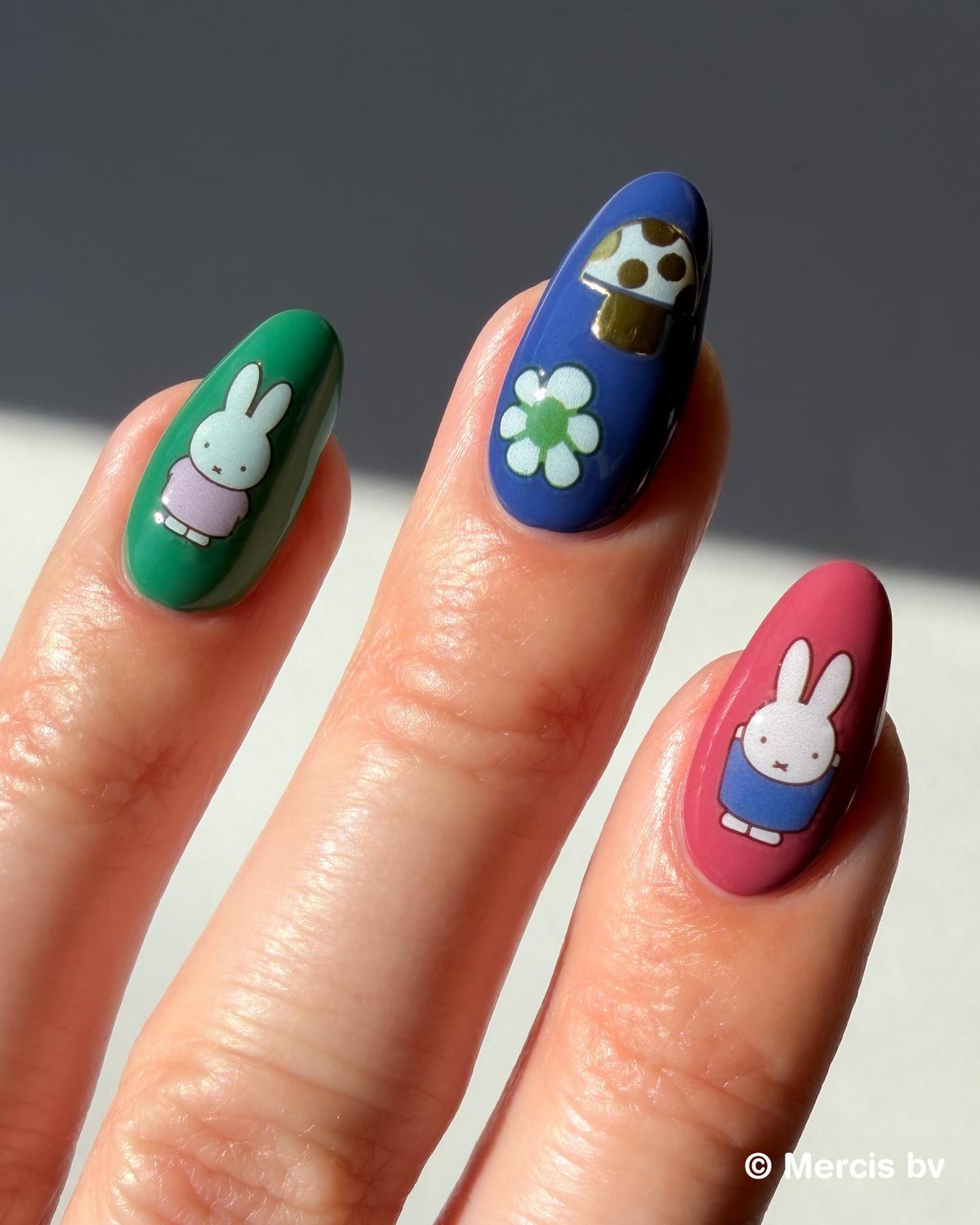 Nail Art Stickers, Miffy's Mushroom