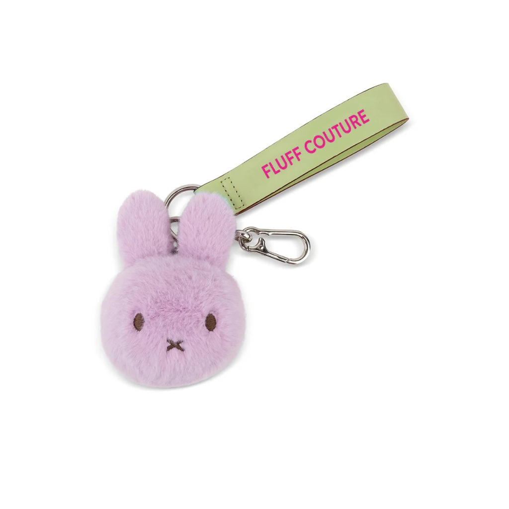 Miffy Fuzzy Keyring, Lilac
