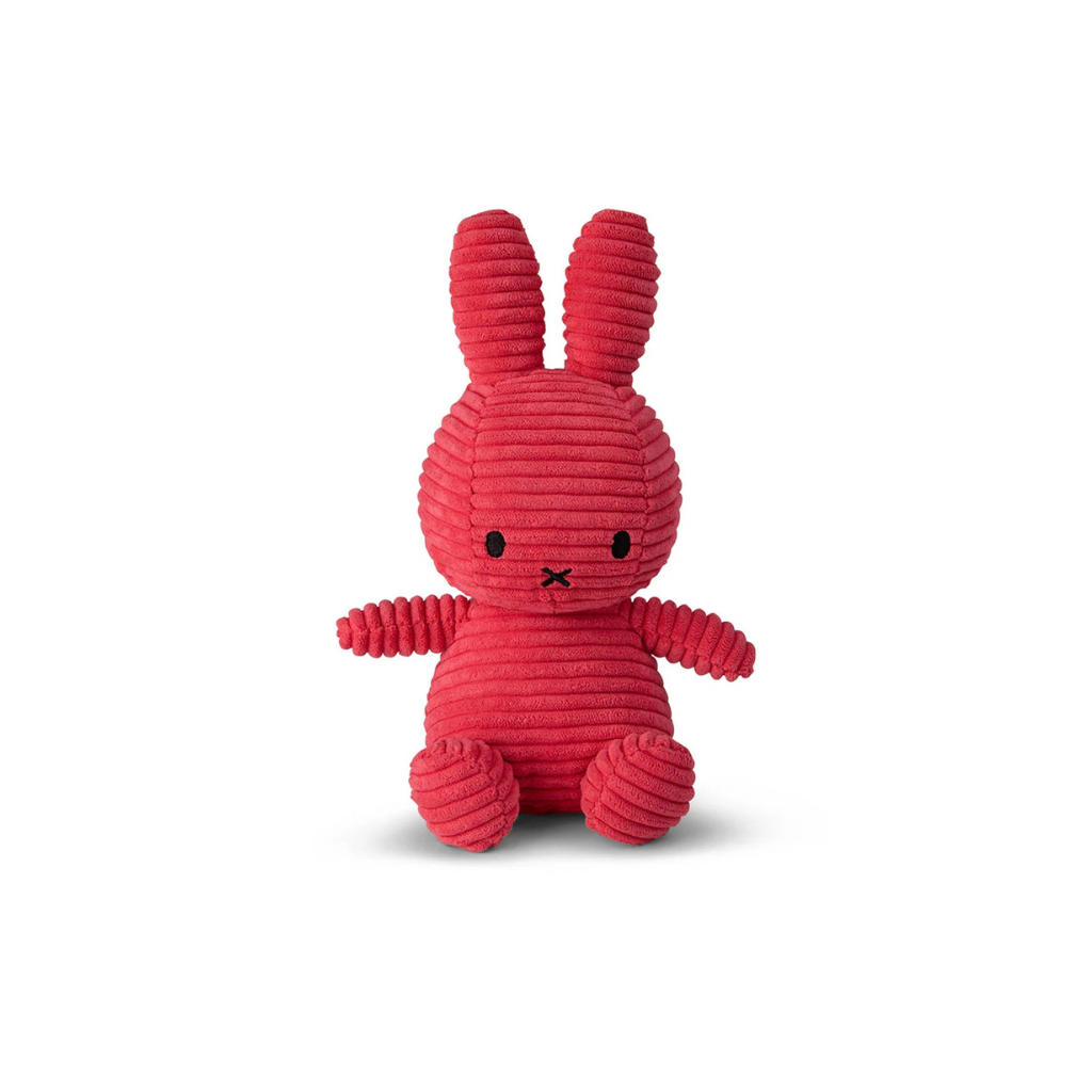 Miffy Corduroy Plush 9", Fuschia
