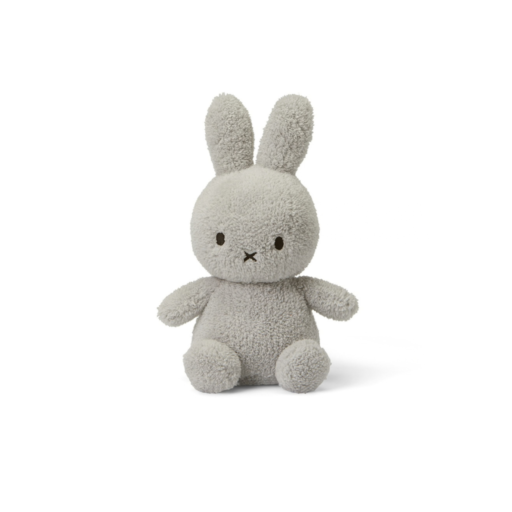 Miffy Terry Plush 9", Light Grey