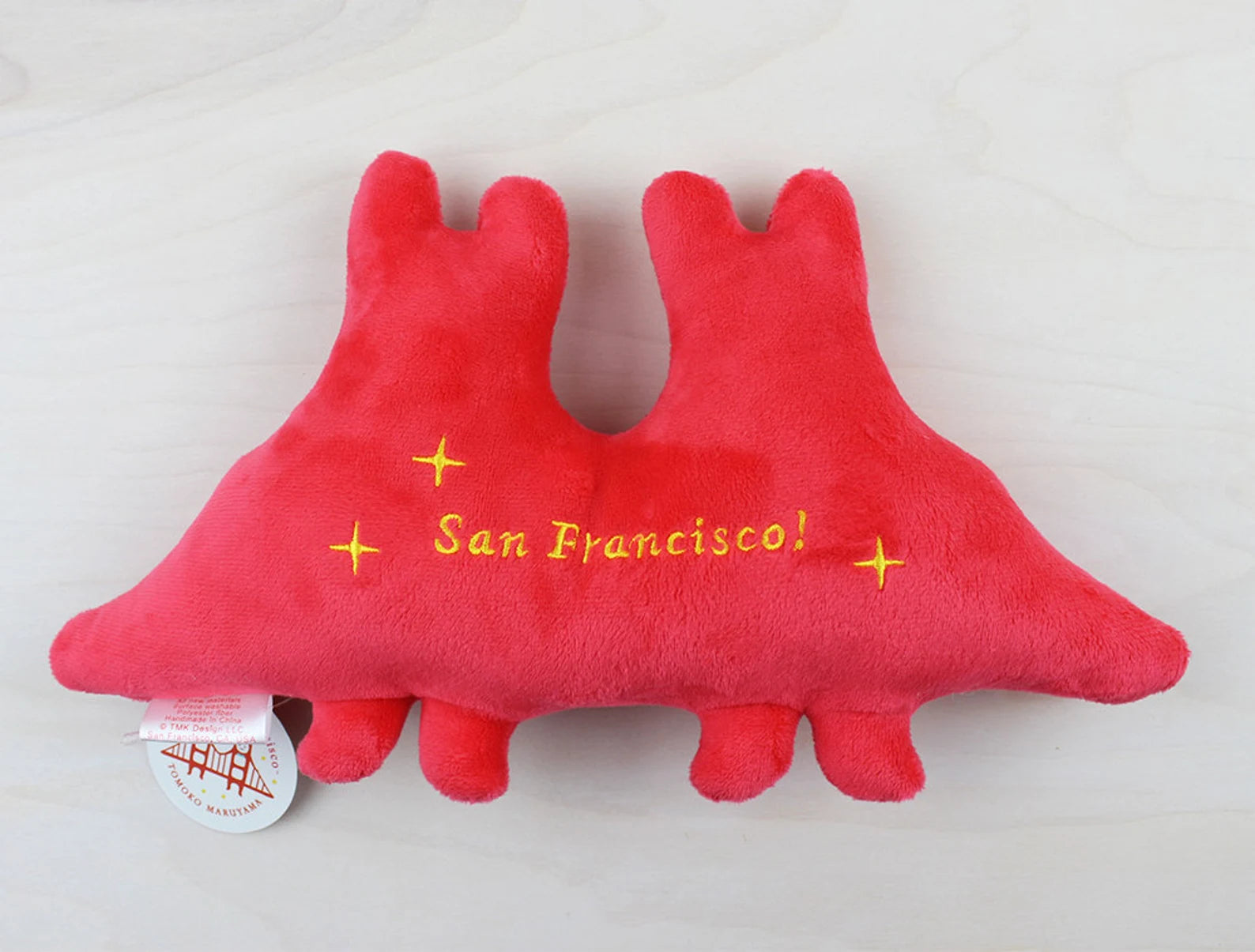 Golden Gate Bridge Twins Plush Toy, Large