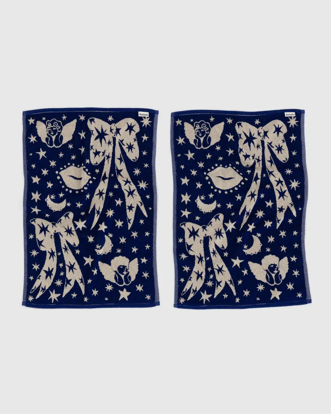 Hand Towel, Cherub Bows, Set of 2