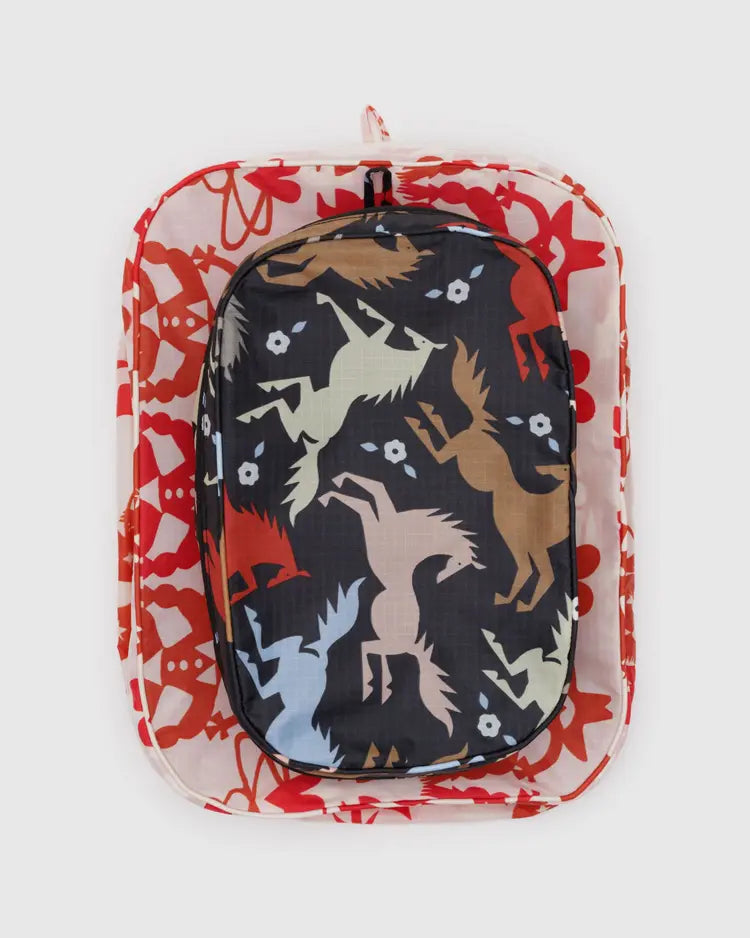 Packing Cube Set, Western Cut-Outs
