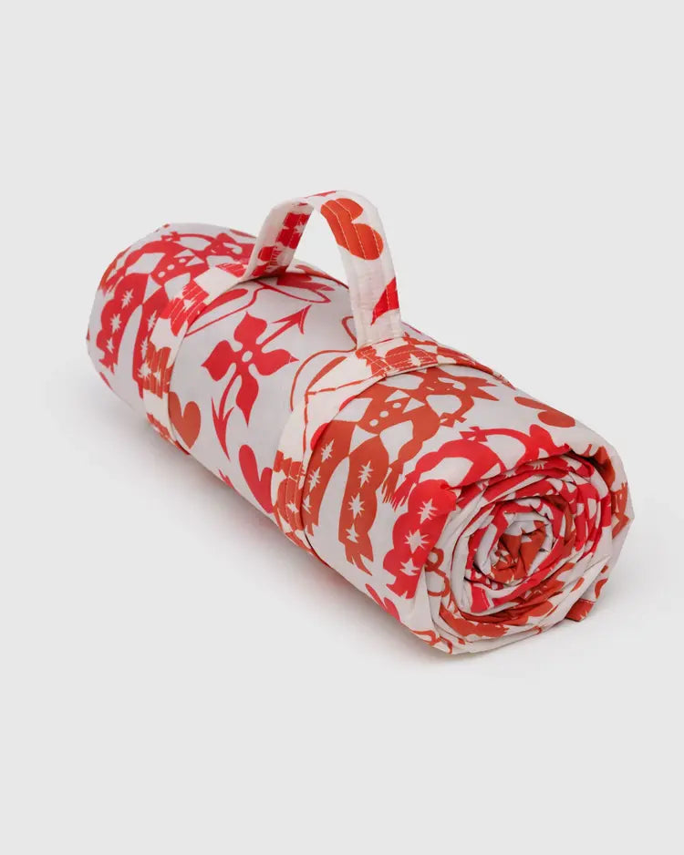 Puffy Picnic Blanket, Cowgirl